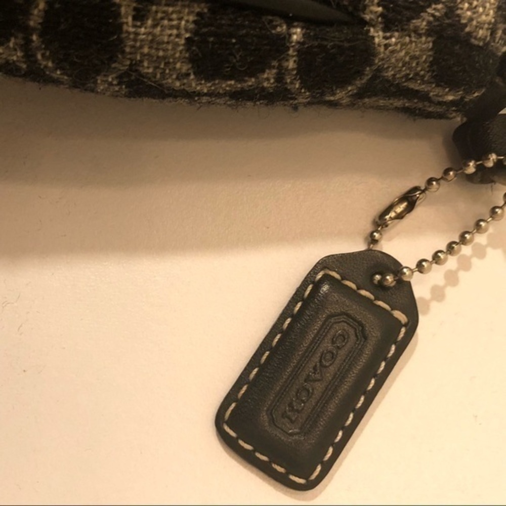 Coach vintage y2k wool ultra rare mini signature bag - Picture 12 of 12